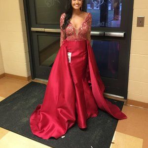 Jovani Red Pageant Dress